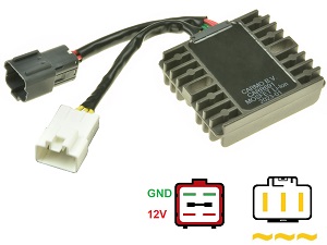Suzuki AN400 Burgman MOSFET Rectificador de regulador de voltaje (OEM 32800-47H50, 32800-05H20) Suzuki AN400 Burgman MOSFET Rectificador de regulador de voltaje (OEM 32800-47H50, 32800-05H20)