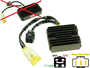 CARR694-TGB TGB 300XL large - MOSFET Regulador de voltaje rectificador