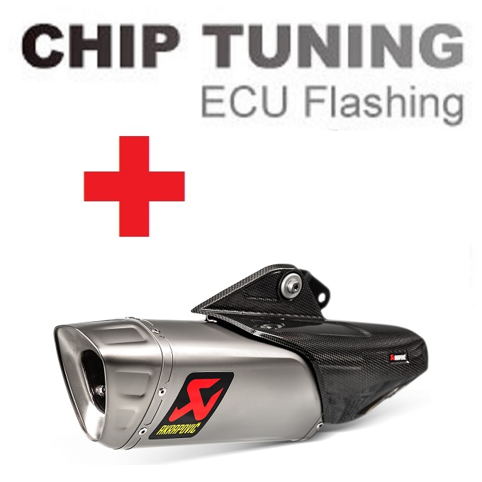 Yamaha R1 2015-2023 Ajuste de flash de ECU de alto rendimiento + Akrapovic S-Y10SO18-HAPLT (Etapa 3)