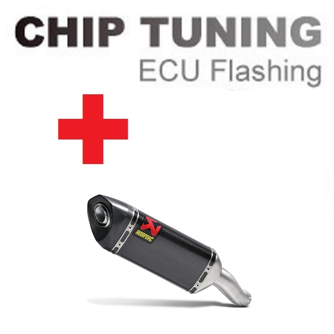 Yamaha MT-03 YZF-R25 2014-2021 Ajuste flash de la ECU de alto rendimiento + Akrapovic S-Y2SO16-HAPC/1 (Stage 3)