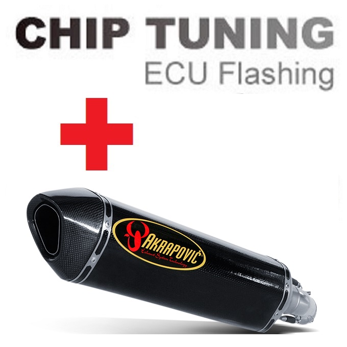 Yamaha R6 2003-2005 High Performance ECU Flash tuning+Akrapovic S-Y6SO3-HZC (Stage 3)