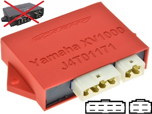Yamaha XV1000 XV1000SE virago TCI CDI unidad de control J4T01171 - 1984 1985 1986 1987 1988 Yamaha XV1000 XV1000SE virago TCI CDI unidad de control J4T01171 - 1984 1985 1986 1987 1988
