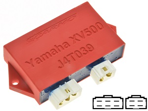 Yamaha XV500 Encendedor Virago TCI CDI unidad de control (J4T039, 4FT-00)