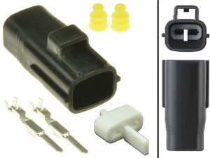2 pin power connector ZERO conector de moto (10-0750401) 2 pin power connector ZERO conector de moto (10-0750401)