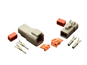 Conector Superseal 2 polos Amphenol - Deutsch DTP06-2S DTP04-2P Conector Superseal 2 polos Amphenol - Deutsch DTP06-2S DTP04-2P