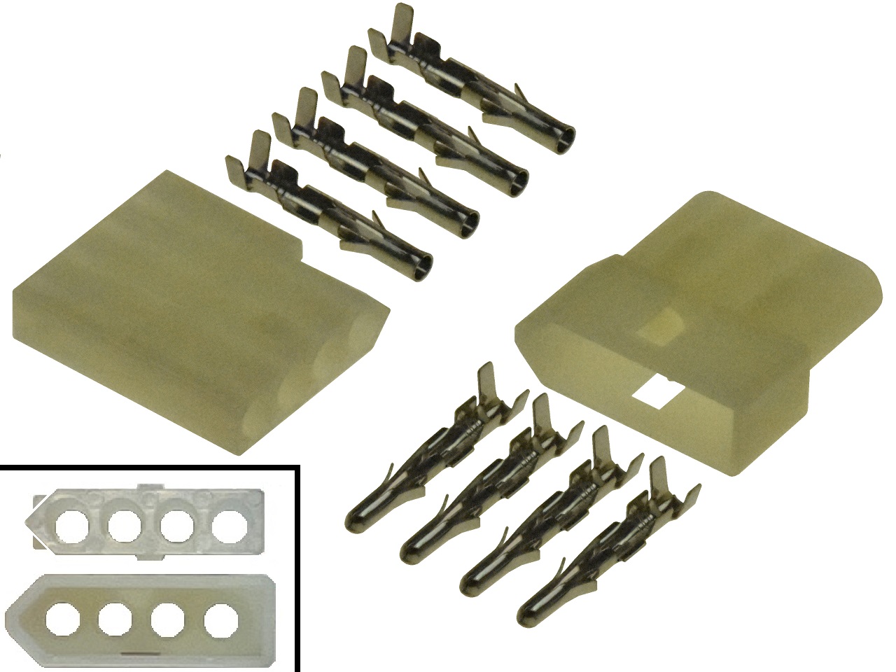 4 Polos BMW Aprilia Moto Conector hembra - Haga click en la imagen para cerrar