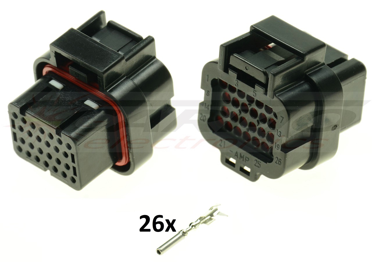 Moto Guzzi IAW 26 polos ECU CDI ECM Ducati Monster conjunto de conectores de motocicleta - Haga click en la imagen para cerrar
