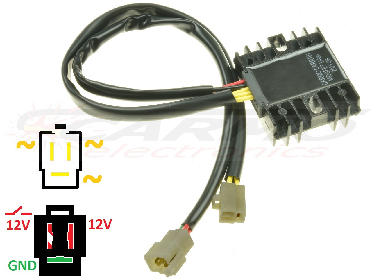 CARR104-Mash - 650 X-ride MOSFET Regulador de voltaje rectificador (201223TT3210055) - Haga click en la imagen para cerrar