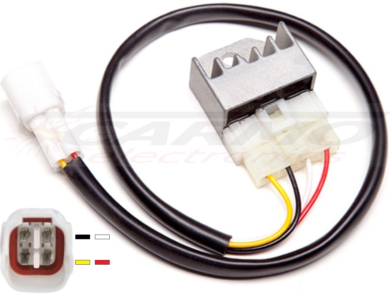 CARR2141 Yamaha YFZ450 Regulador de voltaje rectificador SH712AB - Haga click en la imagen para cerrar