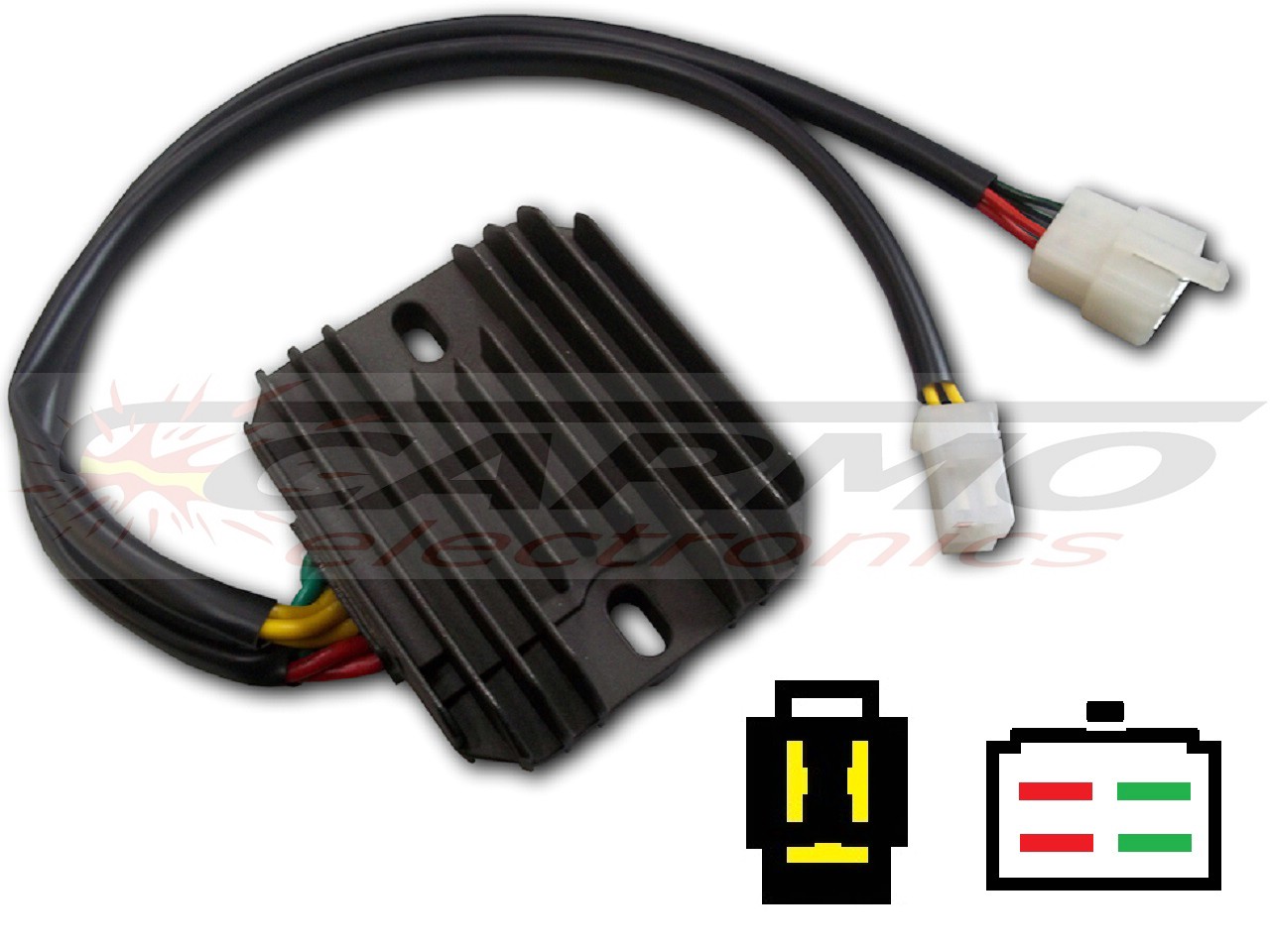 CARR251 - Honda Yamaha MOSFET Regulador de voltaje rectificador - Haga click en la imagen para cerrar