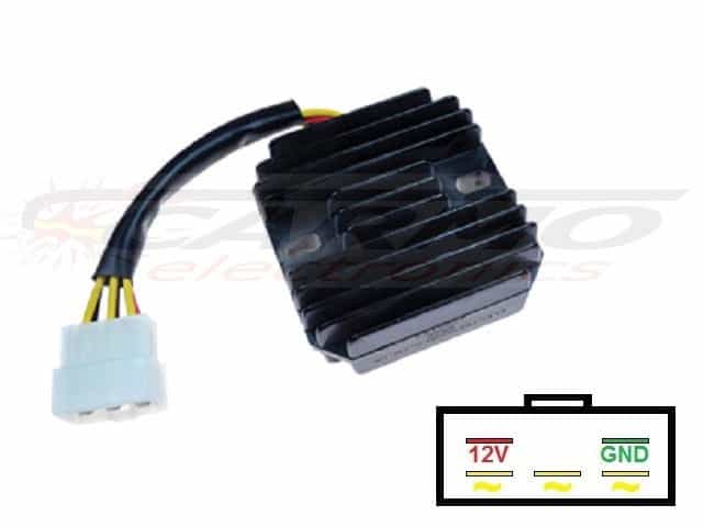 CARR261 - Kawasaki Yamaha MOSFET Regulador de voltaje rectificador - Haga click en la imagen para cerrar