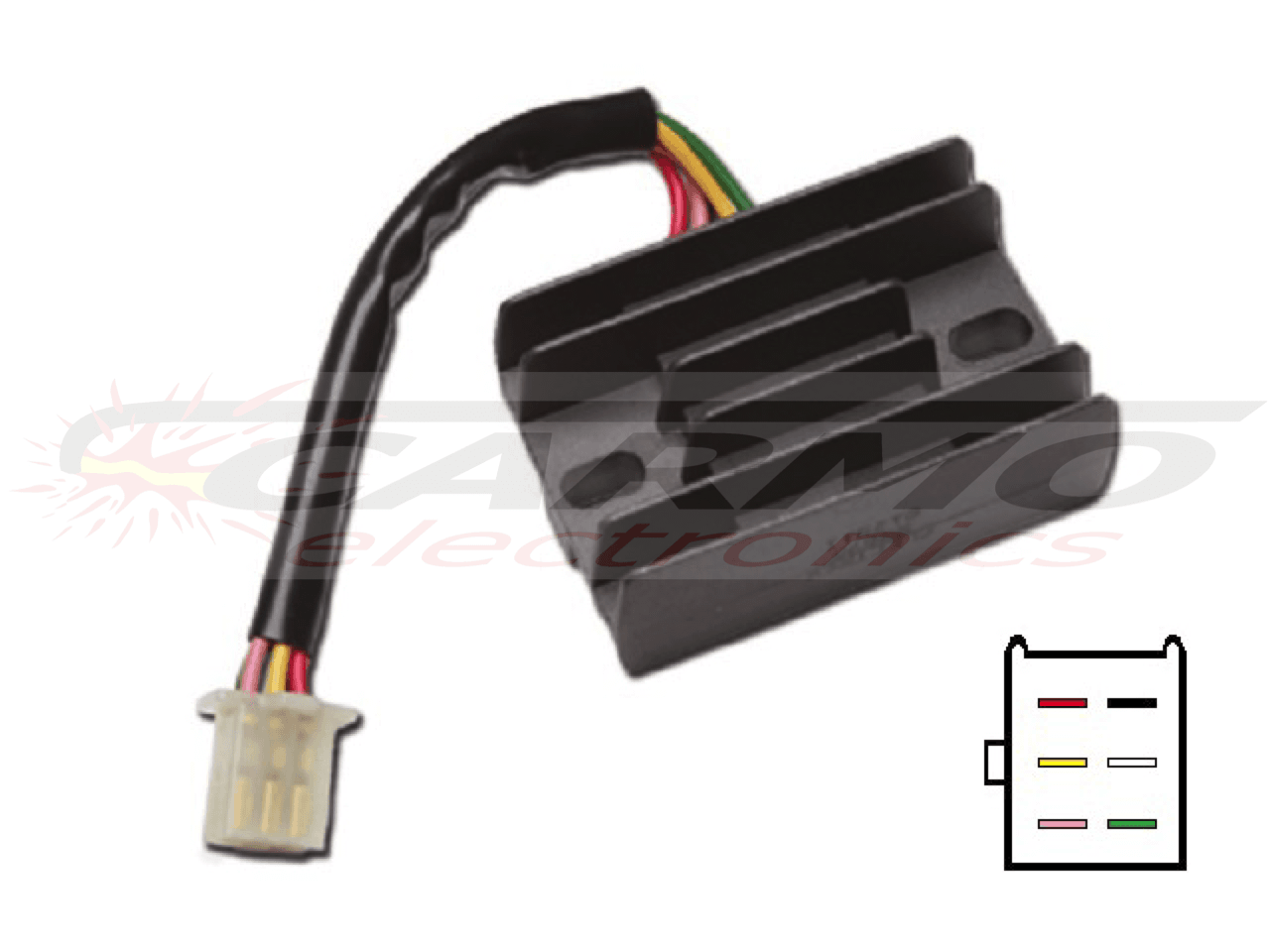 CARR2671 - Honda Regulador de voltaje rectificador 31600-MC4-000 / 31600-KG0-000 - Haga click en la imagen para cerrar