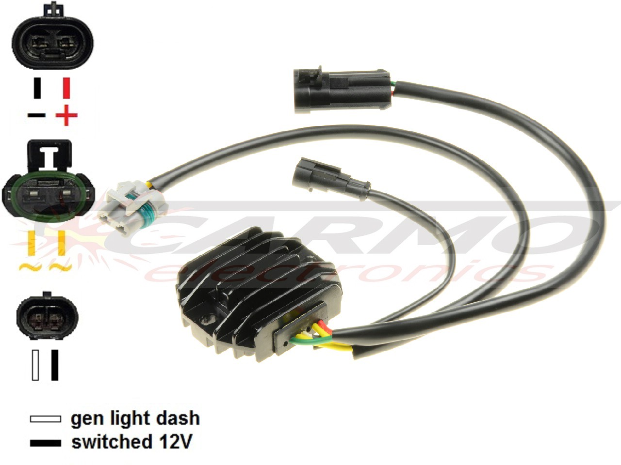 CARR504 - Ducati ST2 MOSFET Regulador de voltaje rectificador - Haga click en la imagen para cerrar