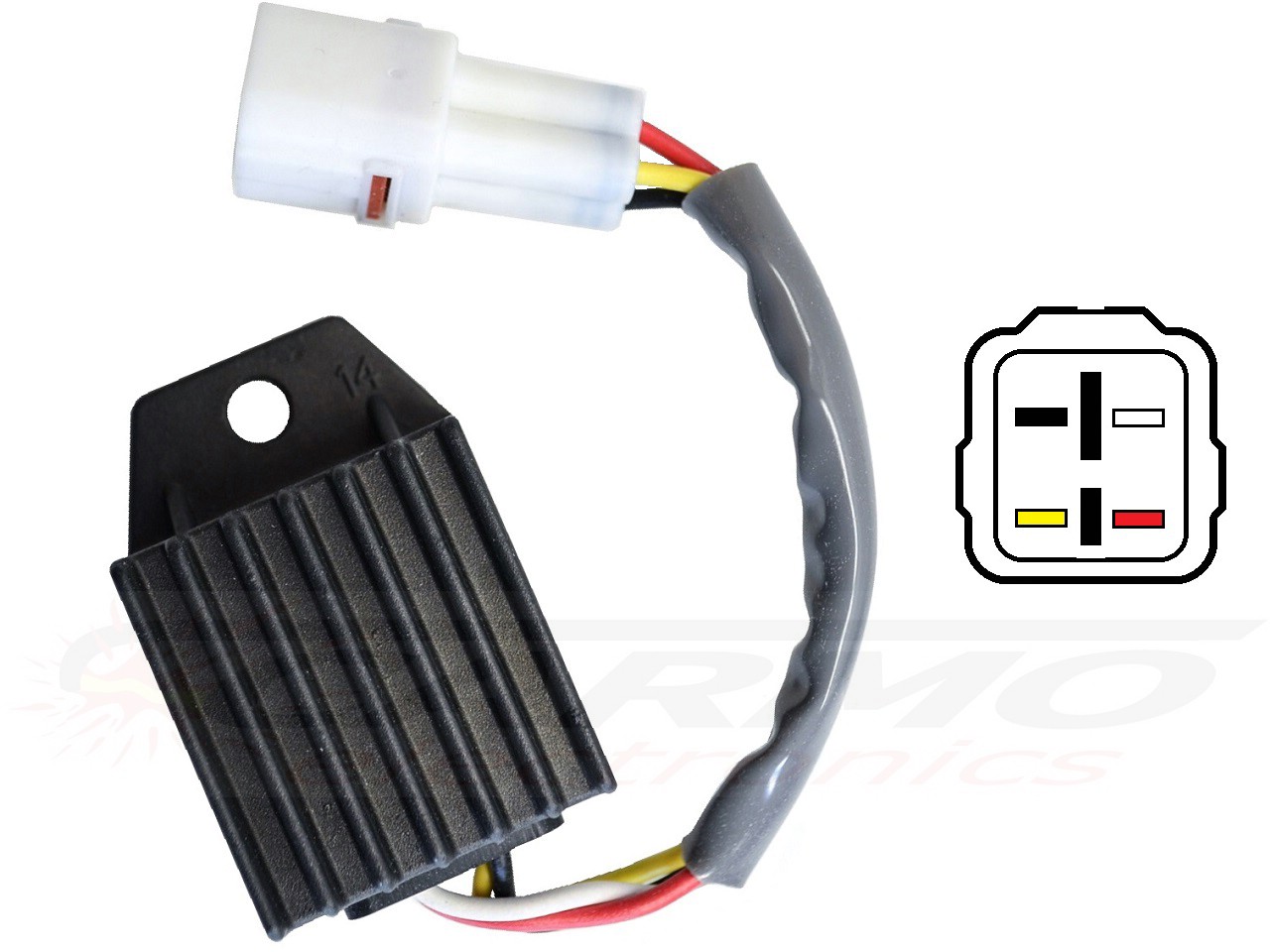 CARR5201W Beta KTM EXC XC LC4 Regulador de voltaje rectificador - Haga click en la imagen para cerrar
