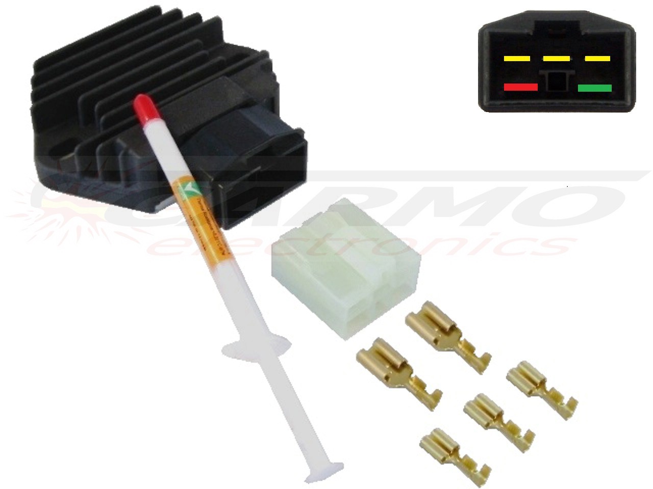 CARR581 + Contra + Pegar Honda MOSFET Regulador de voltaje rectificador - Haga click en la imagen para cerrar