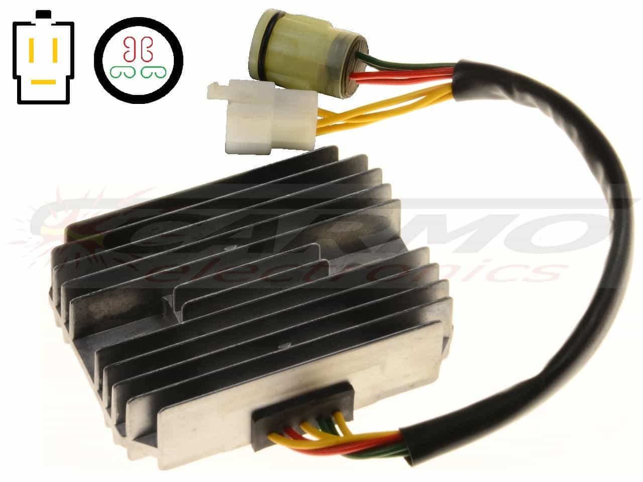 CARR831 Honda XRV750 Africa Twin MOSFET Regulador de voltaje rectificador - Haga click en la imagen para cerrar