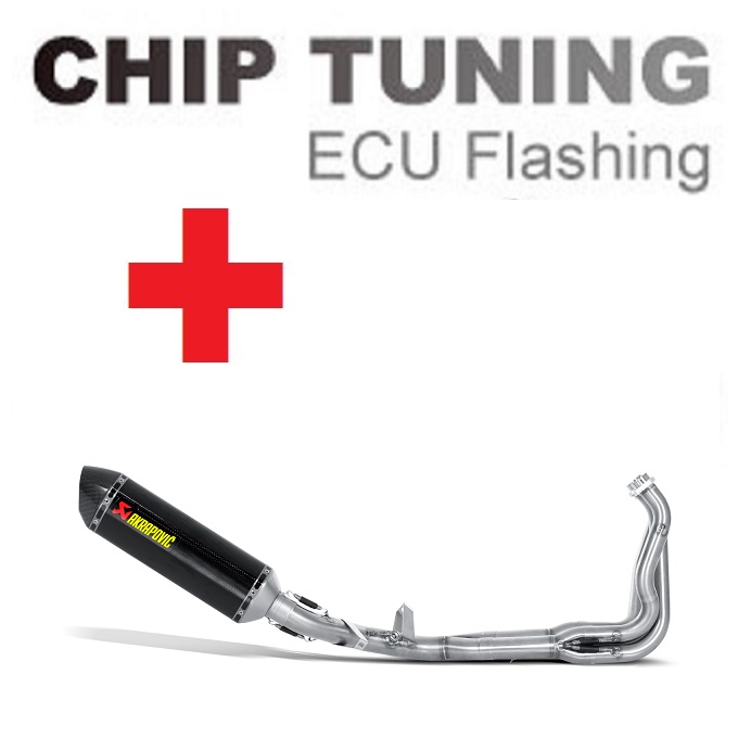 Kawasaki Z1000 / Z1000SX/Ninja 1000 2014-2020 Ajuste de flash de ECU de alto rendimiento + Akrapovic S-K10R8-ZC (Etapa 3) - Haga click en la imagen para cerrar