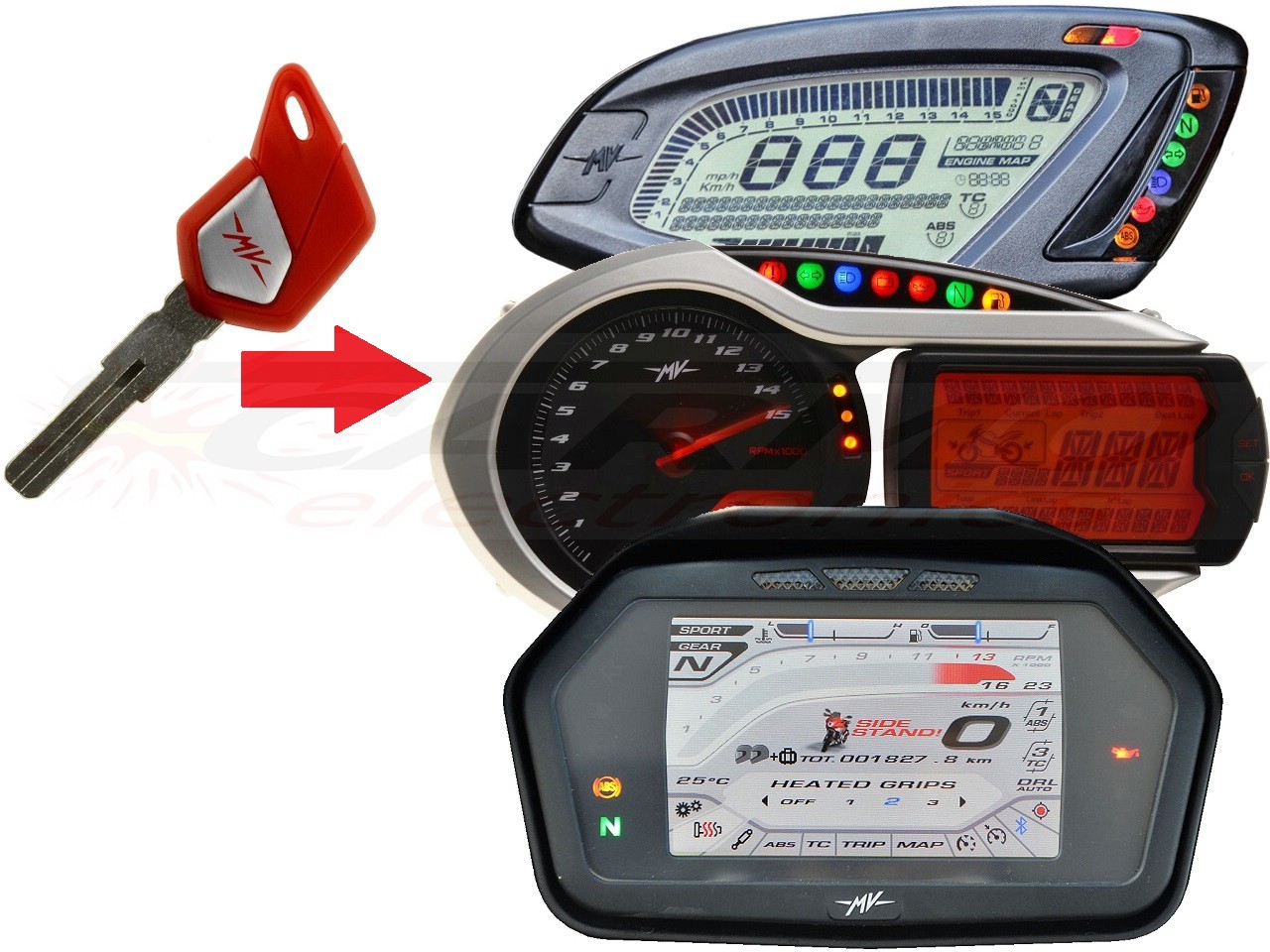 MV Agusta programming 1x transponder chip key → unit - Haga click en la imagen para cerrar