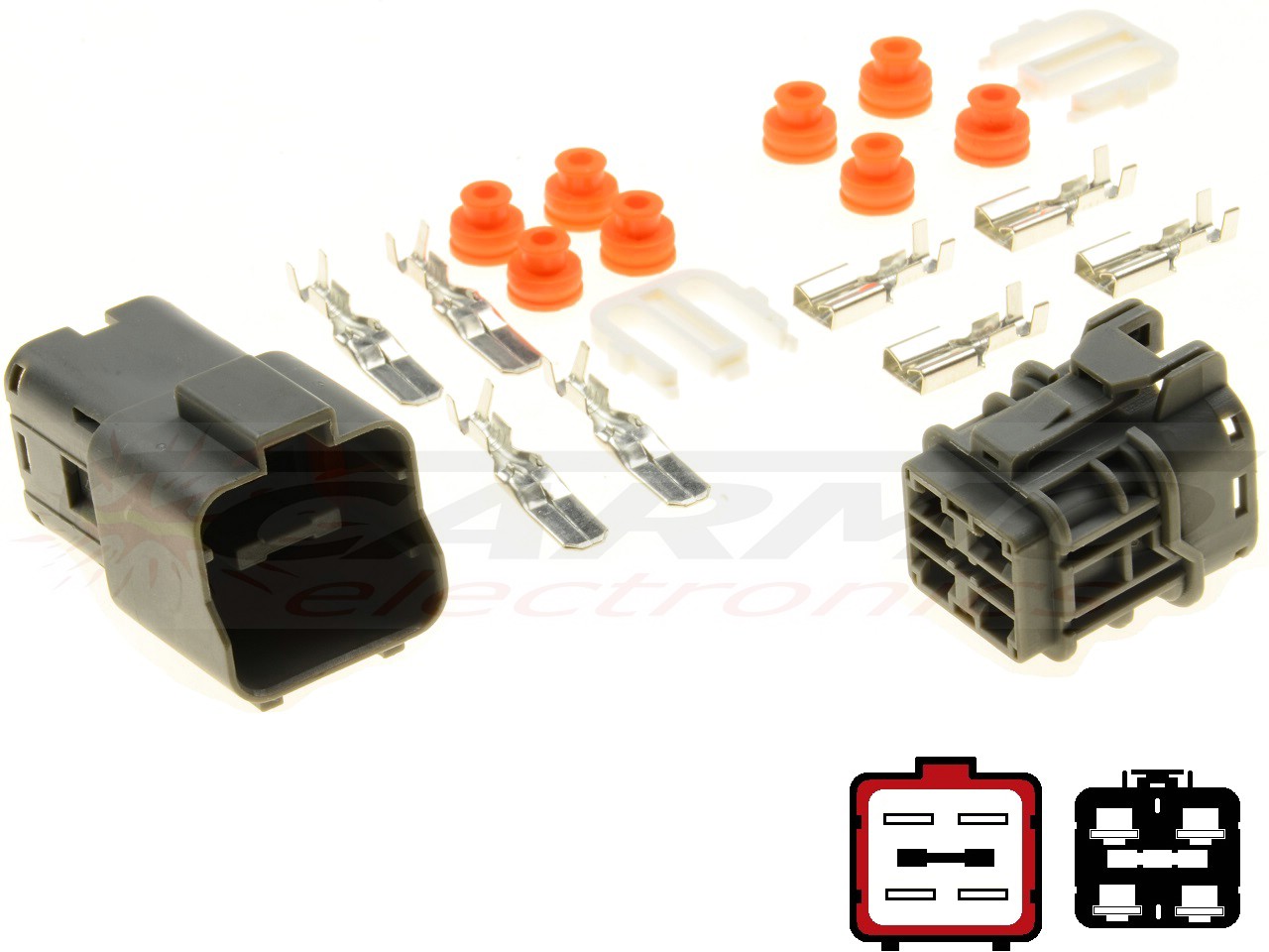 TGB buggy Regulador de voltaje rectificador conjunto de conectores - Haga click en la imagen para cerrar