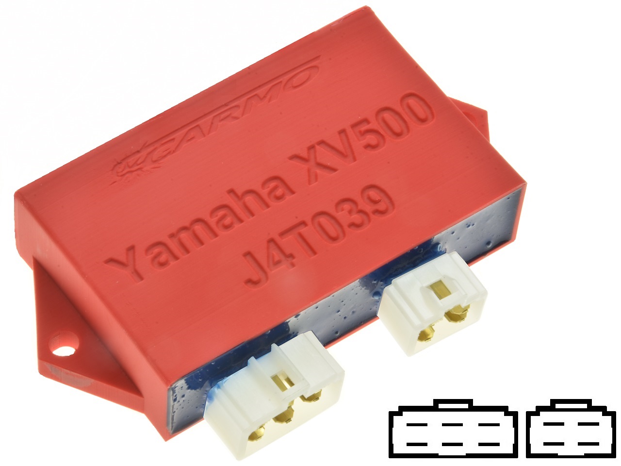 Yamaha XV500 Encendedor Virago TCI CDI unidad de control (J4T039, 4FT-00) - Haga click en la imagen para cerrar