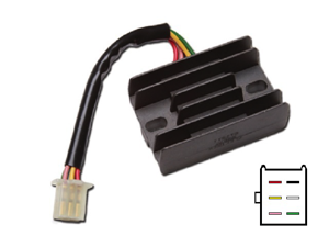 CARR2671 - Honda Regulador de voltaje rectificador 31600-MC4-000 / 31600-KG0-000