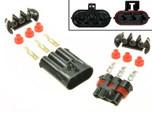 Estator de 3 fases, conector rectificador regulador de voltaje Estator de 3 fases, conector rectificador regulador de voltaje
